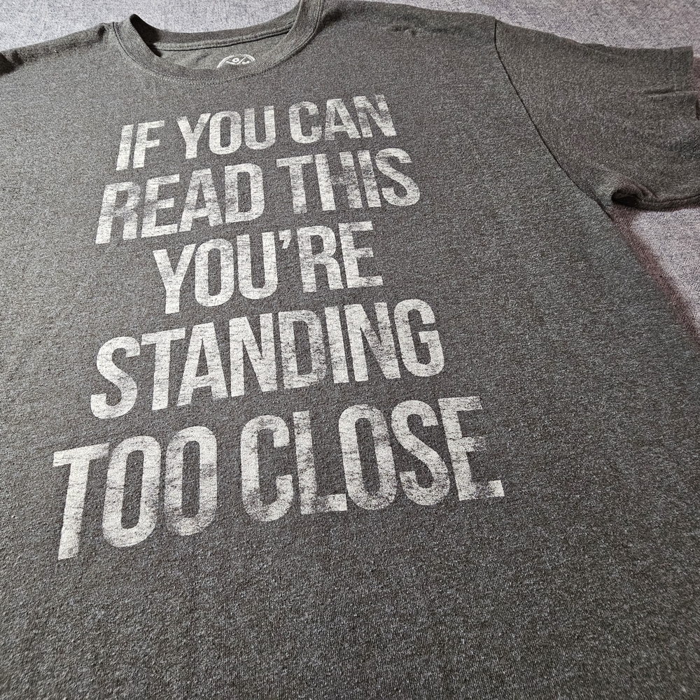4 X $15. Charcoal Graphic Tee for Men